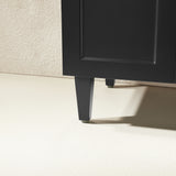 Harrington Floor PVC Cabinet Vanity 750mm (Matte Black)