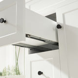 Harrington Floor PVC Cabinet Vanity 750mm (Matte White)