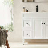 Harrington Freestanding PVC Vanity 900mm (Matte White)