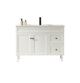 Harrington Floor PVC Cabinet Vanity 1200mm (Matte White) (Single Bowl)