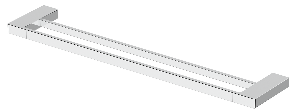 Milos Double Towel Rail - 600mm