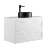 Fremantle PVC Wall Hung Cabinet Vanity 900mm (Matte White)