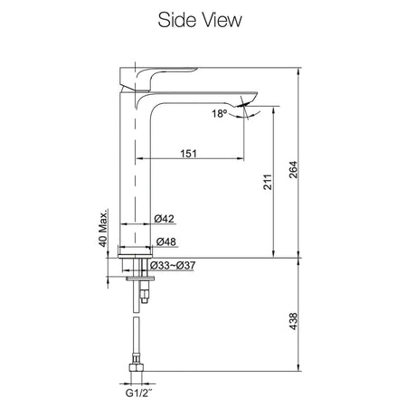 KOHLER ALEO-S Tall Basin Mixer