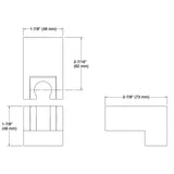 KOHLER Statement Wall Mount Handshower Holder