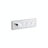 KOHLER Anthem™ Recessed Mechanical Thermostatic Control Panel - Three Outlets (3OT)