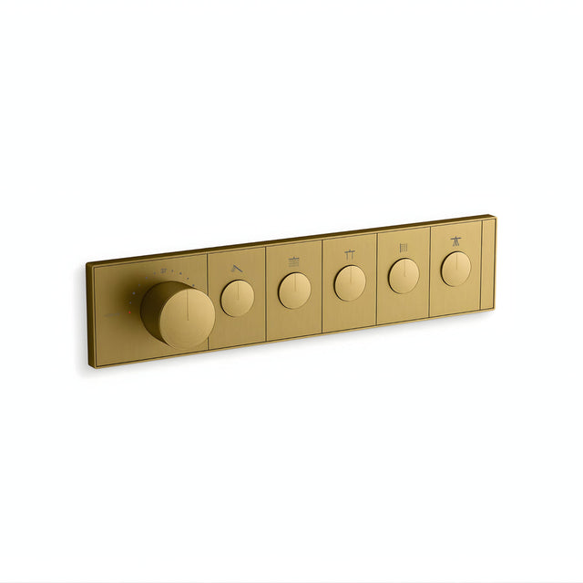 KOHLER Anthem™ Recessed Mechanical Thermostatic Control Panel - Five Outlets (5OT)
