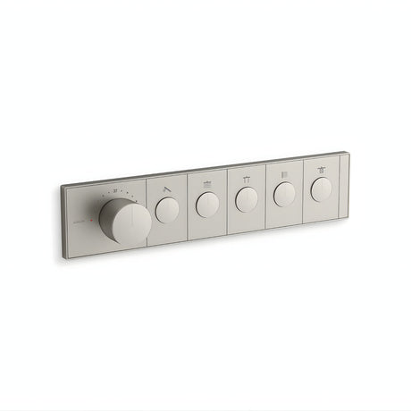 KOHLER Anthem™ Recessed Mechanical Thermostatic Control Panel - Five Outlets (5OT)