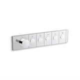 KOHLER Anthem™ Recessed Mechanical Thermostatic Control Panel - Five Outlets (5OT)