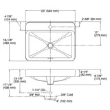 KOHLER Vox Rectangular Vessel Basin (584x460x175mm)