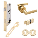 Manovella Entrance Door Kit- Fairhaven-Satin Brass