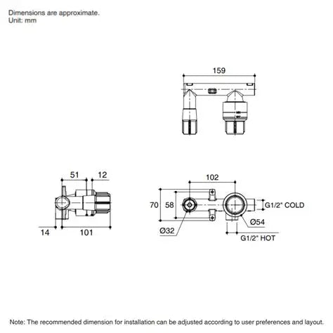 KOHLER Single Control WM LAV Valve required for ALEO-S Wall Mount Basin Mixer