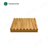 BURLEIGH Wall Hung Curve Vanity Woodland Oak (All Sizes)