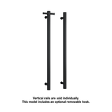 Thermorail Straight/Round 240Volt Vertical Bar 900x142x100mm 20Watts