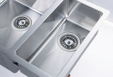 POS Double Bowl Handmade Stainless Steel Sink 660x450x200mm