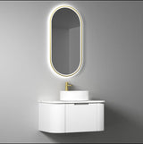 PETRA MARK II Wall Hung Curve Vanity Matte White (All Sizes)