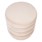 Demi Stool - Nude Velvet