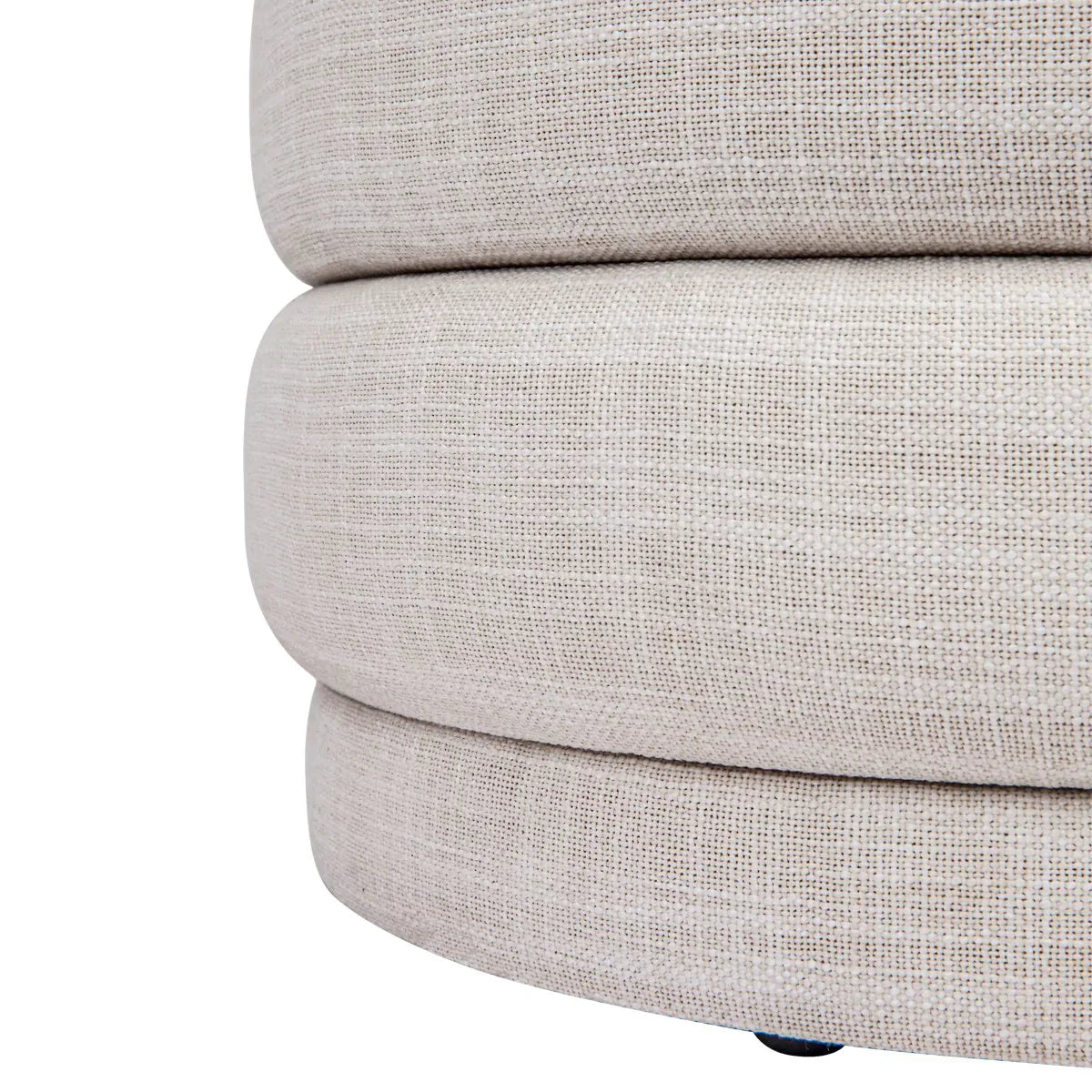 Demi Stool - Off White Linen