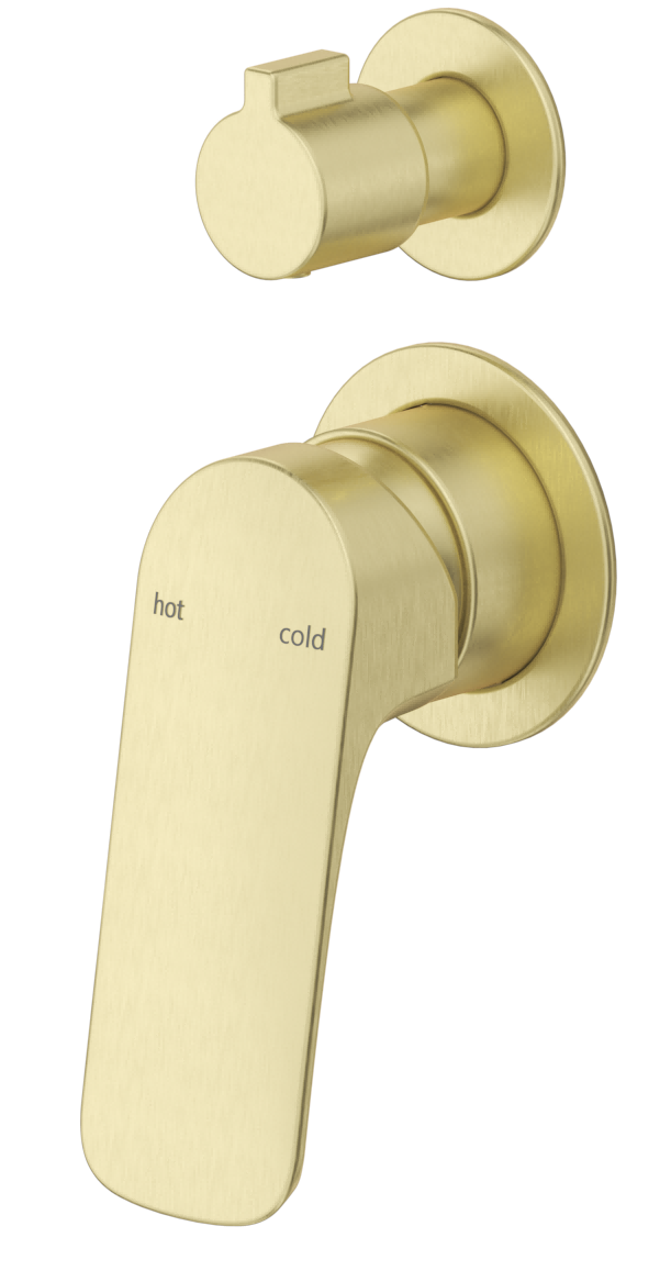 Kaza Shower Mixer Diverter – 2P – TRIM KIT ONLY