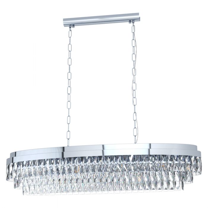 Chandelier Light VALPARAISO1 95 Crystal Chrome