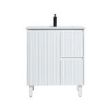 Brighton Freestanding PVC Vanity 750mm (Matte White)