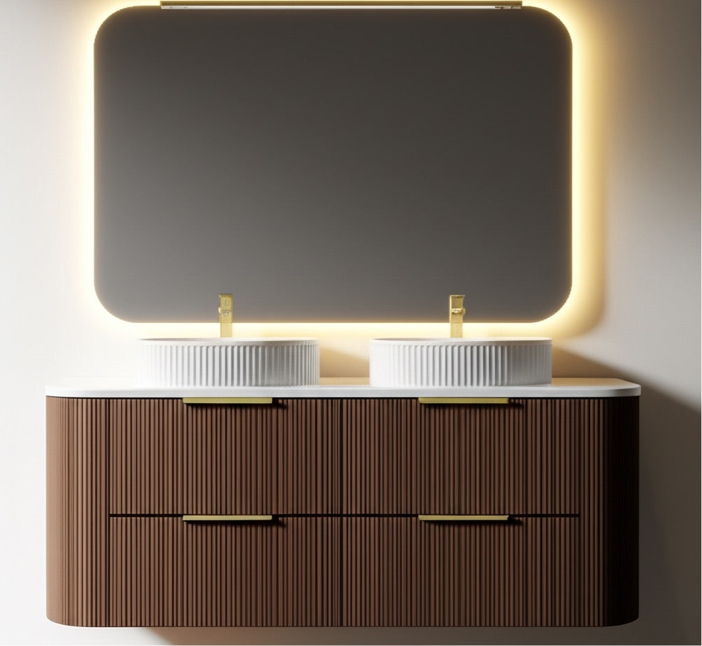 CETO ARTIS-D Wall Hung Vanity Walnut (All Sizes)