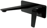 ZEVIO Wall Mixer With Spout - Matte Black