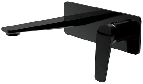 ZEVIO Wall Mixer With Spout - Matte Black