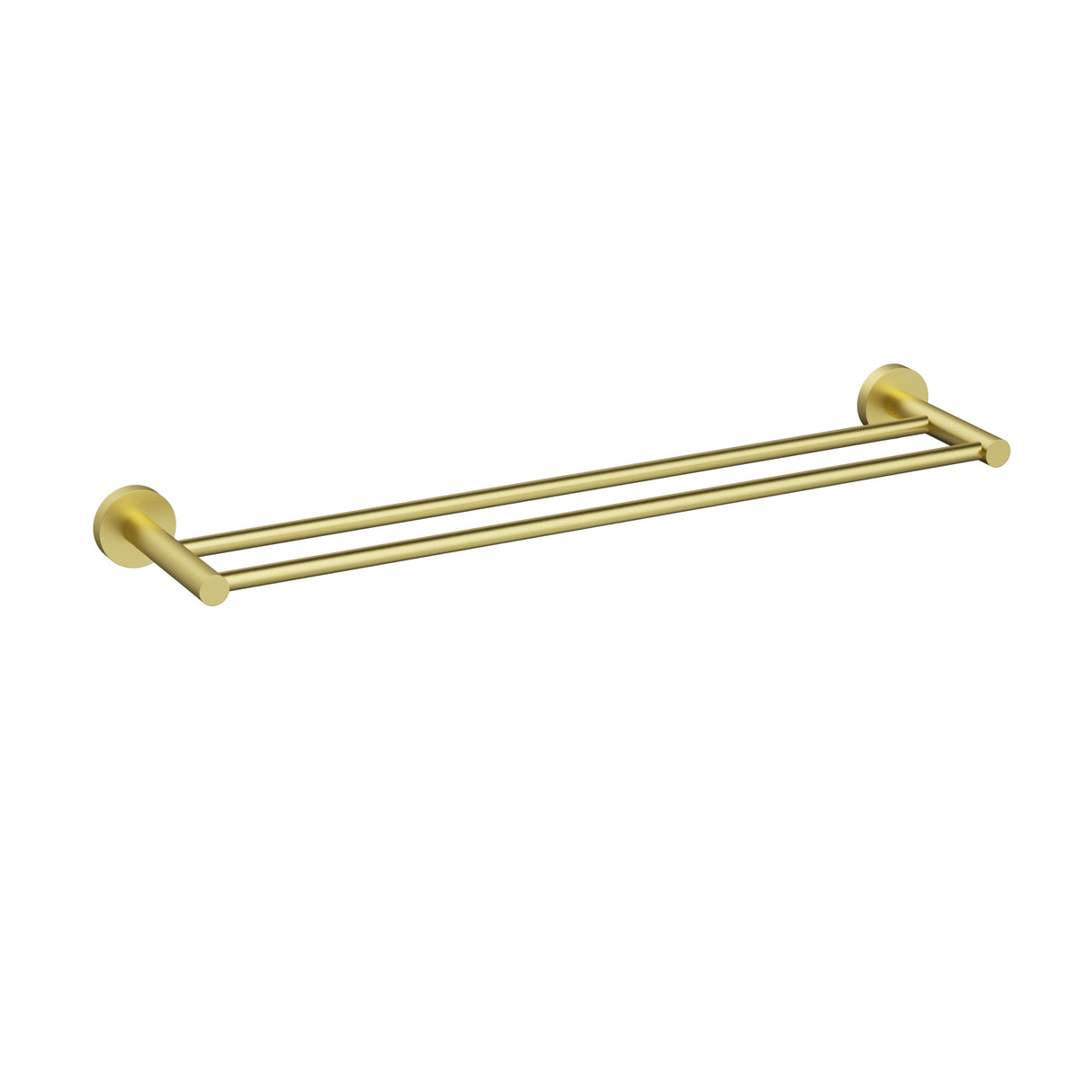 Otus Slimline SS304 Towel Rail Double 600mm - Brushed Gold