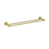 Otus Slimline SS304 Towel Rail Double 600mm - Brushed Gold
