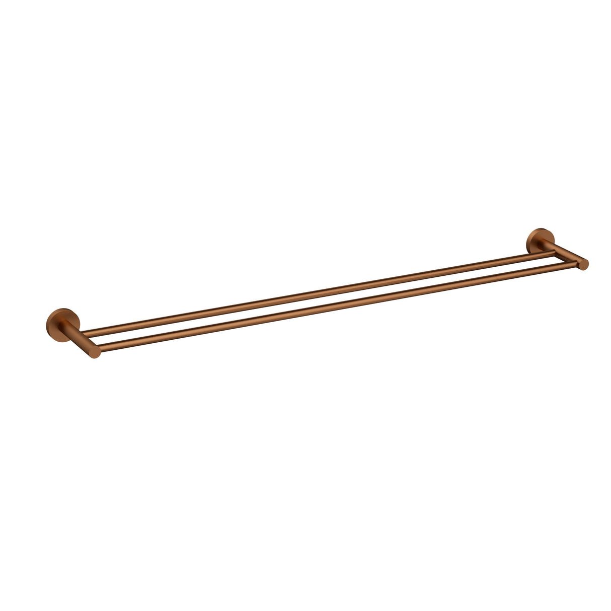 Otus Slimline SS304 Towel Rail Double 900mm - Brushed Copper