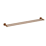 Otus Slimline SS304 Towel Rail Double 900mm - Brushed Copper