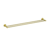 Otus Slimline SS304 Towel Rail Double 900mm - Brushed Gold
