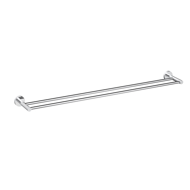 Otus Slimline SS304 Towel Rail Double 900mm - Chrome