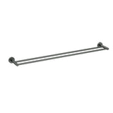 Otus Slimline SS304 Towel Rail Double 900mm - Gun Metal