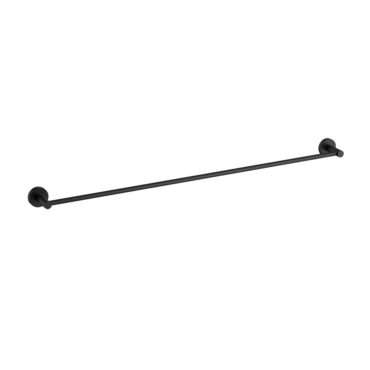 Otus Slimline SS304 Towel Rail Single 900mm - Matt Black