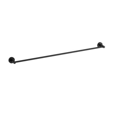 Otus Slimline SS304 Towel Rail Single 900mm - Matt Black