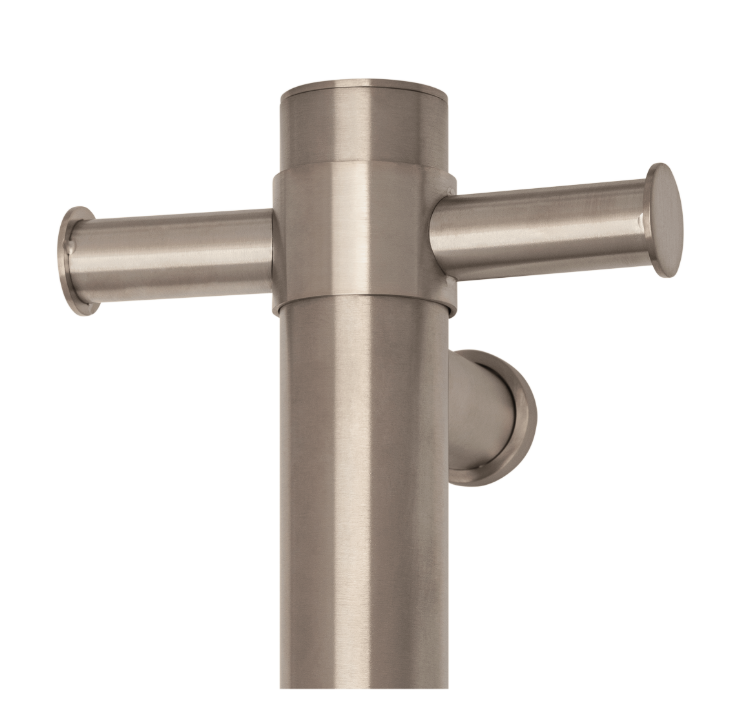 Thermorail Thin Round Heated Vertical Rail-240V-45x900x80mm
