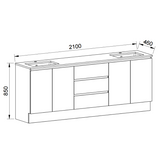 Timberline DAKOTA Floor Standing Vanity (All Sizes)