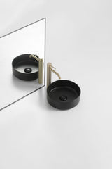 ABS Matt Black Basin (Round: 360x360x120)