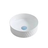 ABS Gloss White Lattice Pattern  Basin (Round: 360x360x120)