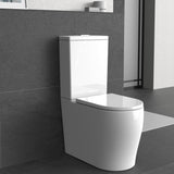 Zeus Rimless Tornado Gloss White Toilet Suite