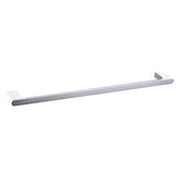 Cora Single Towel Rail 800 mm - Chrome & White