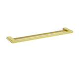 Cora Double Towel Rail 600 mm - Brushed Gold