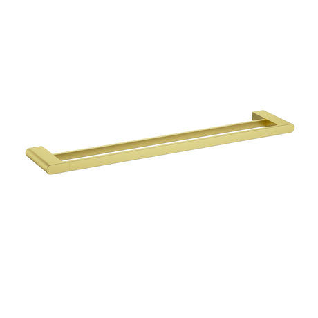Cora Double Towel Rail 600 mm - Brushed Gold