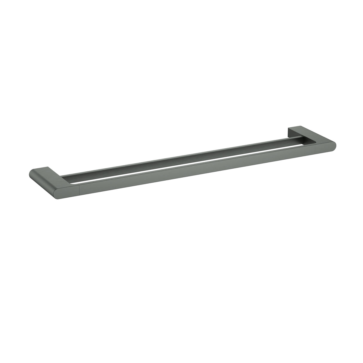 Cora Double Towel Rail 600 mm - Brushed Gun Metal