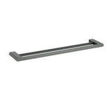 Cora Double Towel Rail 600 mm - Brushed Gun Metal