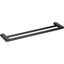 Cora Double Towel Rail 600 mm - Matte Black