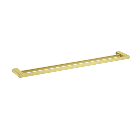 Cora Double Towel Rail 800 mm - Brushed Gold