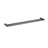 Cora Double Towel Rail 800 mm - Brushed Gun Metal