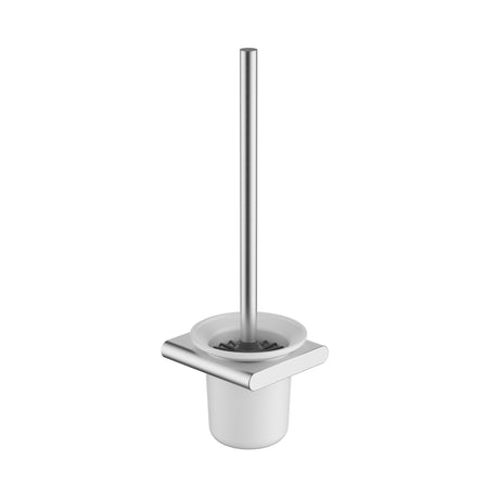 Cora Toilet Brush Holder - Brushed Nickel